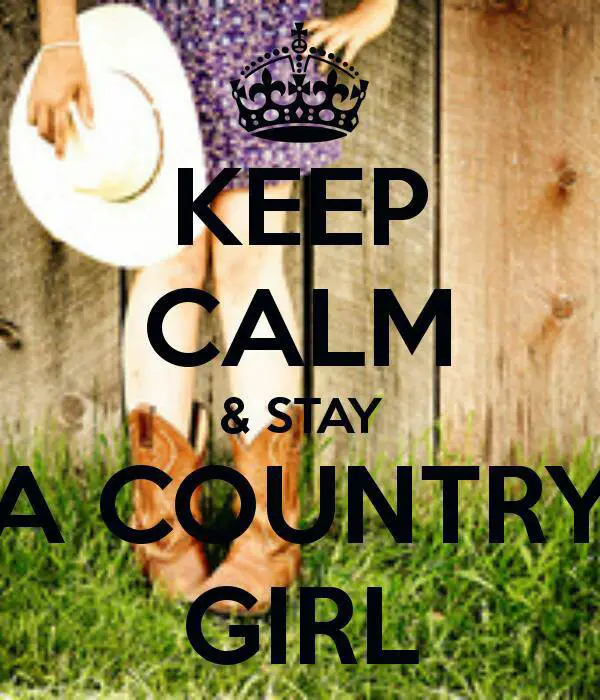 keep calm country girl